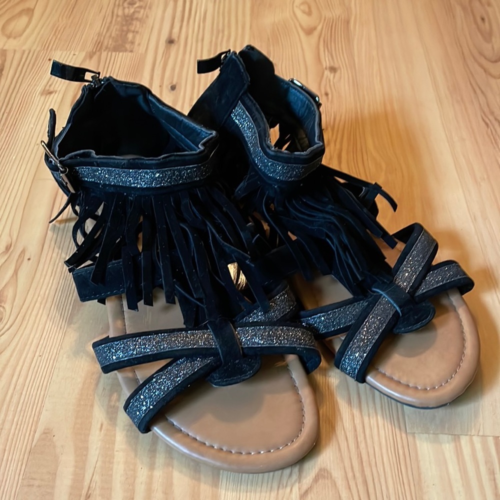 Fringe Sandals
